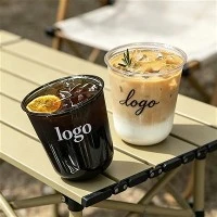 U-förmiger Einweg-Kaffeebecher aus PET